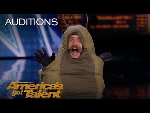 Sethward: Comedian Caterpillar Flashes Judges – America's Got Talent 2018