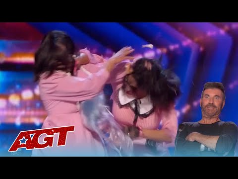 Tik Tok GIRLS GET INTO A FIGHT On Americas Got Talent – Wait For It!