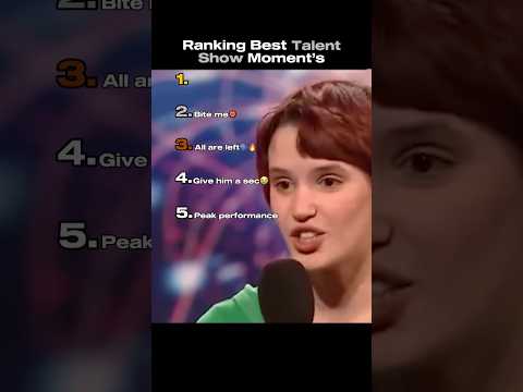 Talent Show Moments #talentshow #americansgottalent #ranking #ranking